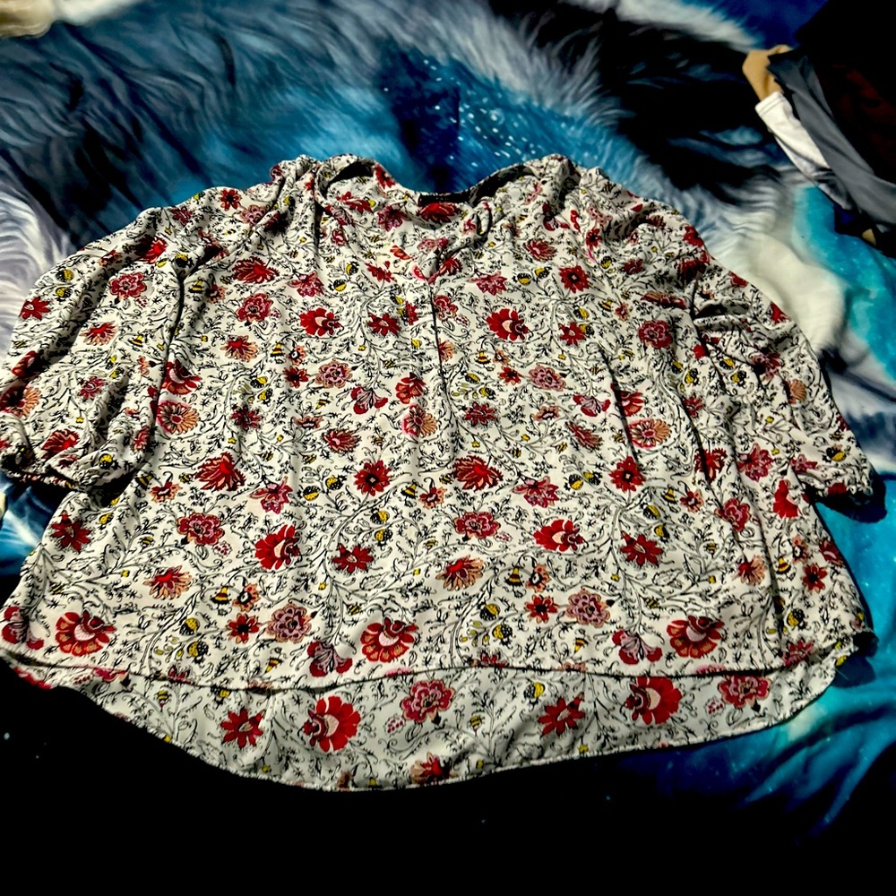 Floral Print Women's Top